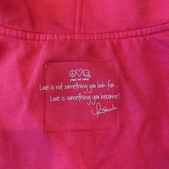 NWOT Peace Love World Button Front Jogger Set Pink Size 1X - Picture 9 of 15